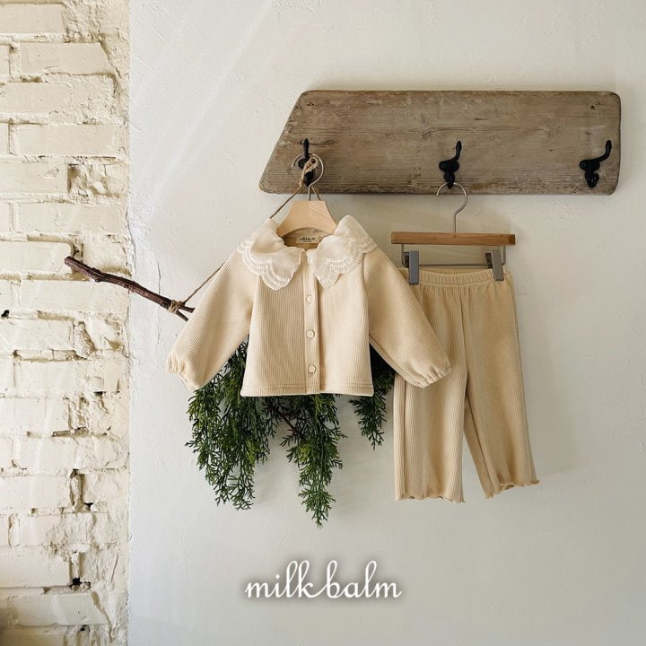 Milk Balm - Korean Children Fashion - #kidsstore - Aurora Rib Cardigan - 7