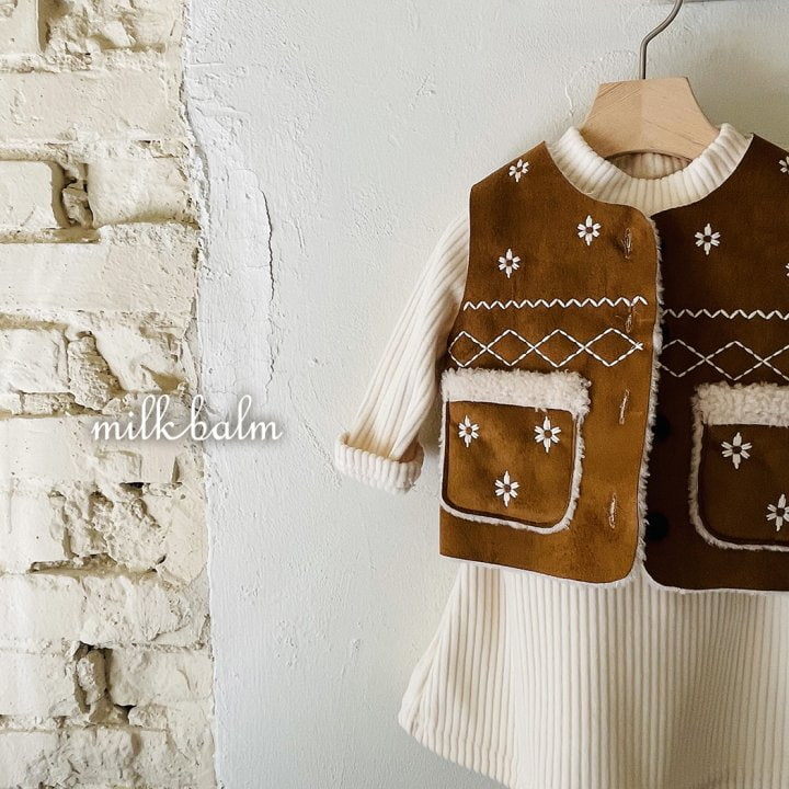 Milk Balm - Korean Children Fashion - #kidsstore - Mustang Vest - 2