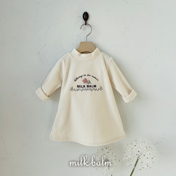Milk Balm - Korean Children Fashion - #minifashionista - Rose Emboridery One-piece - 4