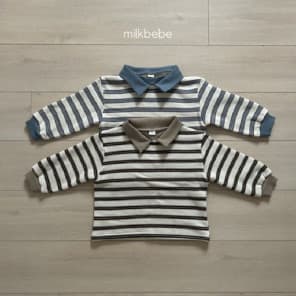 Milk Bebe - Korean Children Fashion - #Kfashion4kids - Falling Collar Tee