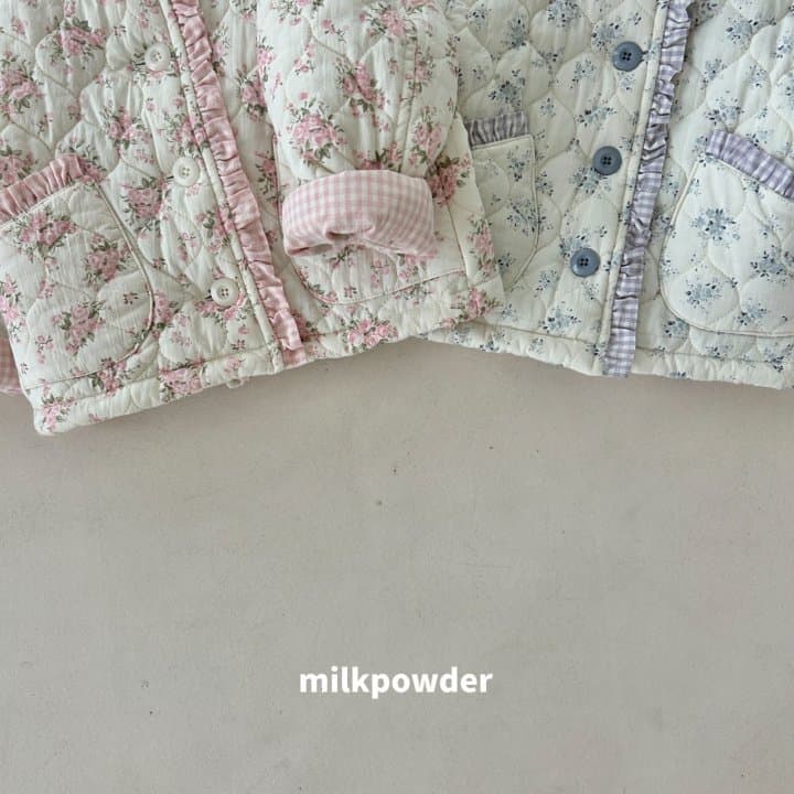 Milk Powder - Korean Children Fashion - #childrensboutique - Peach Padded Jumper - 11