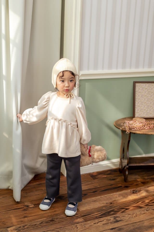 Milk Powder - Korean Children Fashion - #stylishchildhood - Peach Tee - 10