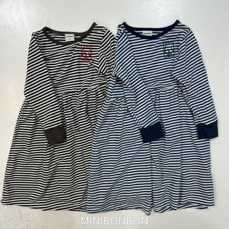 Mini Bongbong - Korean Children Fashion - #minifashionista - Stripe One-piece