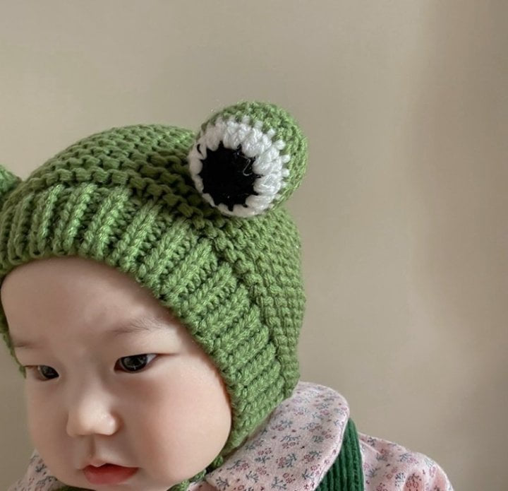 Miso - Korean Baby Fashion - #babyboutiqueclothing - Frog Hat - 4