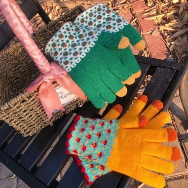 Miso - Korean Children Fashion - #discoveringself - Flower Gloves