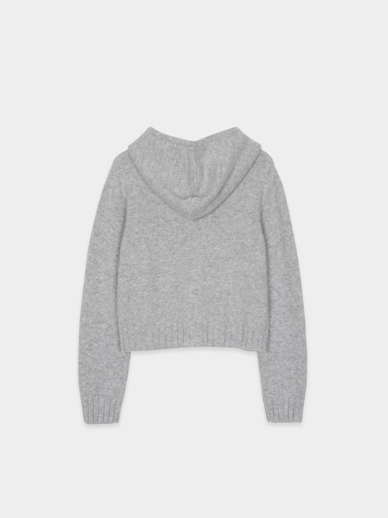 Moani - Korean Women Fashion - #momslook - Ete Hoodie Zip-up Knit Cardigan   - 8