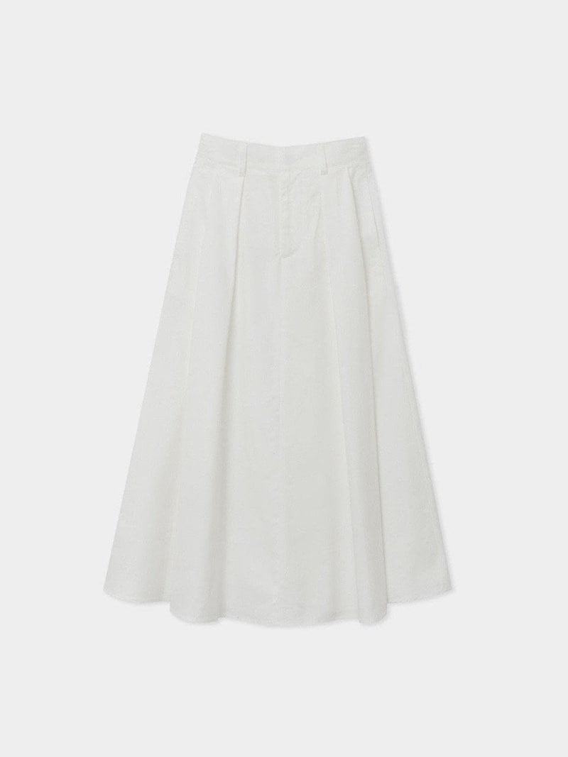 Moani - Korean Women Fashion - #restrostyle - Nua Back Band Flare Pleats Skirt - 12