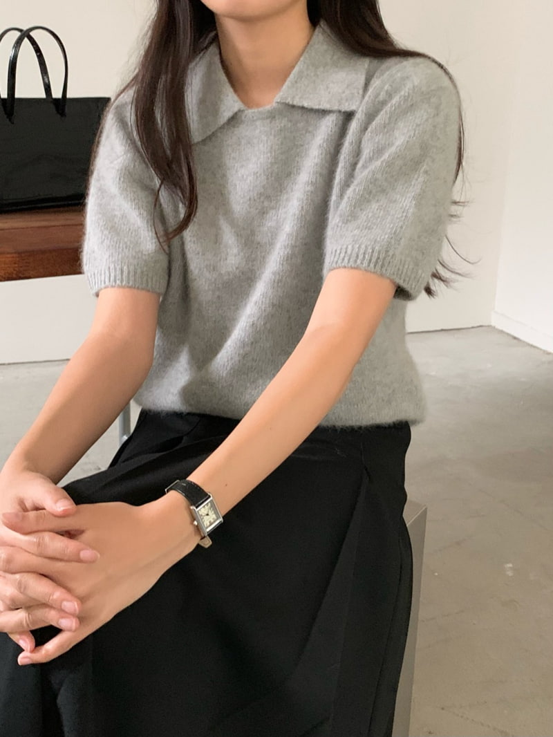 Moani - Korean Women Fashion - #shopsmall - Hygge Collar Raccoon Knit Top - 7