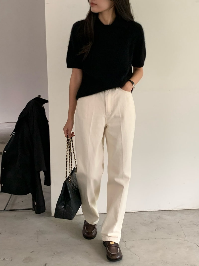 Moani - Korean Women Fashion - #thelittlethings - Hygge Collar Raccoon Knit Top - 9
