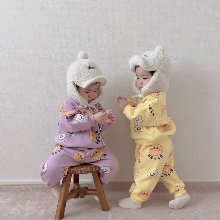 Moran - Korean Children Fashion - #designkidswear - Cloud Smile Set - 3