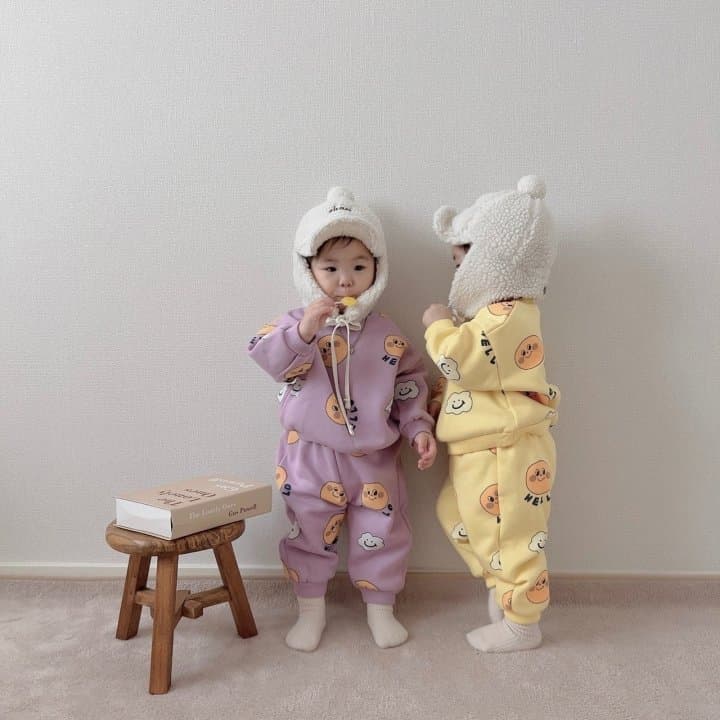 Moran - Korean Children Fashion - #designkidswear - Cloud Smile Set - 4