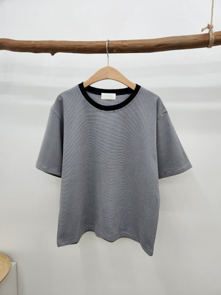 Most - Korean Women Fashion - #restrostyle - Tory Stripe Tee - 2