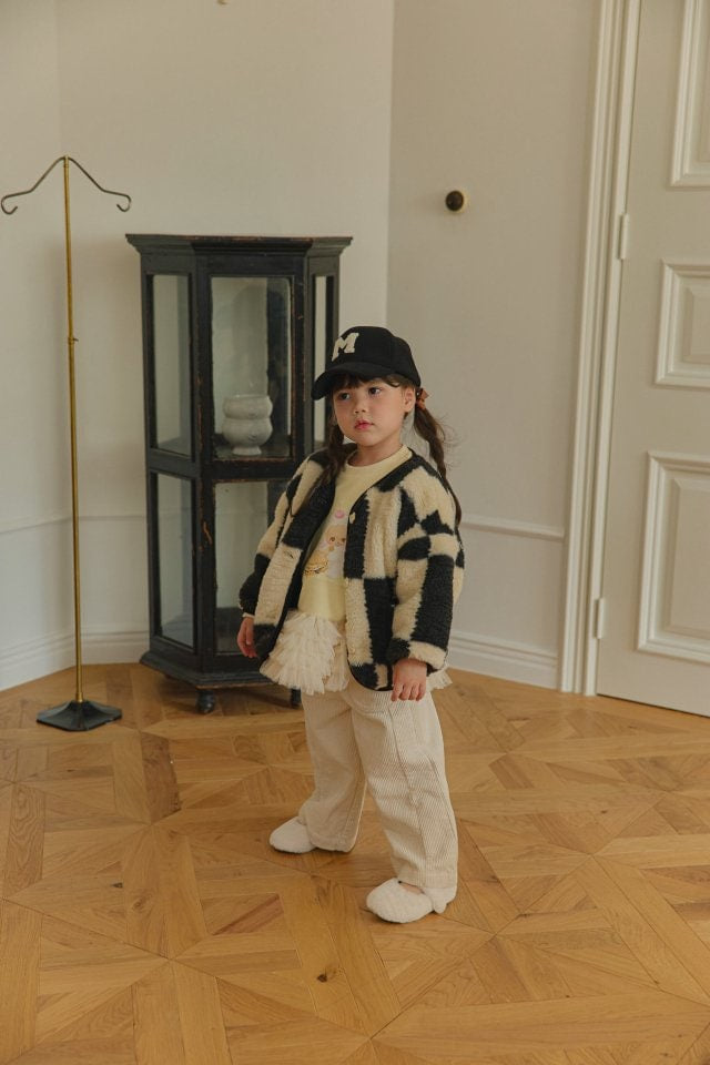 Mumunbaba - Korean Children Fashion - #kidzfashiontrend - Cozy Chess Jacket - 2