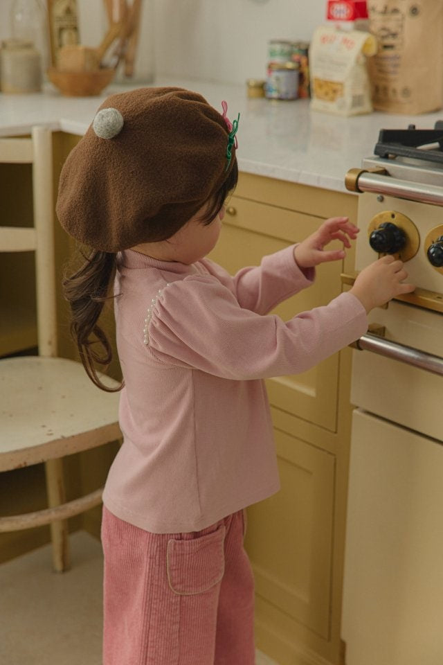 Mumunbaba - Korean Children Fashion - #littlefashionista - Cozy Pearl Tee - 4