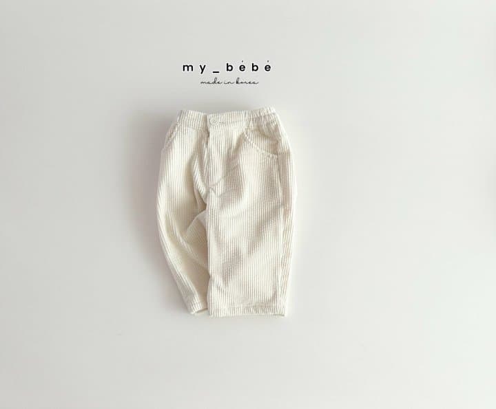 My Bebe - Korean Baby Fashion - #babyoutfit - Bubble Corduroy Pants - 5