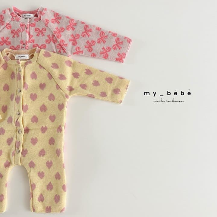 My Bebe - Korean Baby Fashion - #babywear - Fleece Lovely Suit - 3
