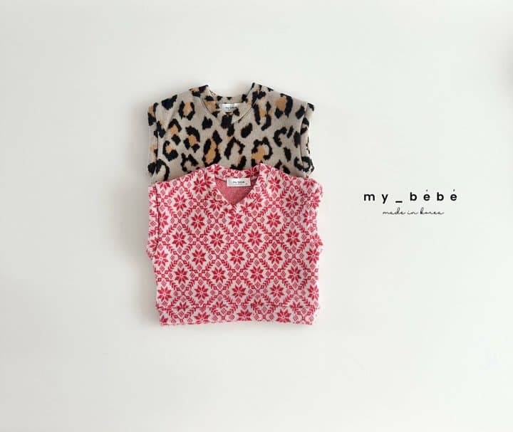 My Bebe - Korean Children Fashion - #childofig - Winter Jacquard Vest