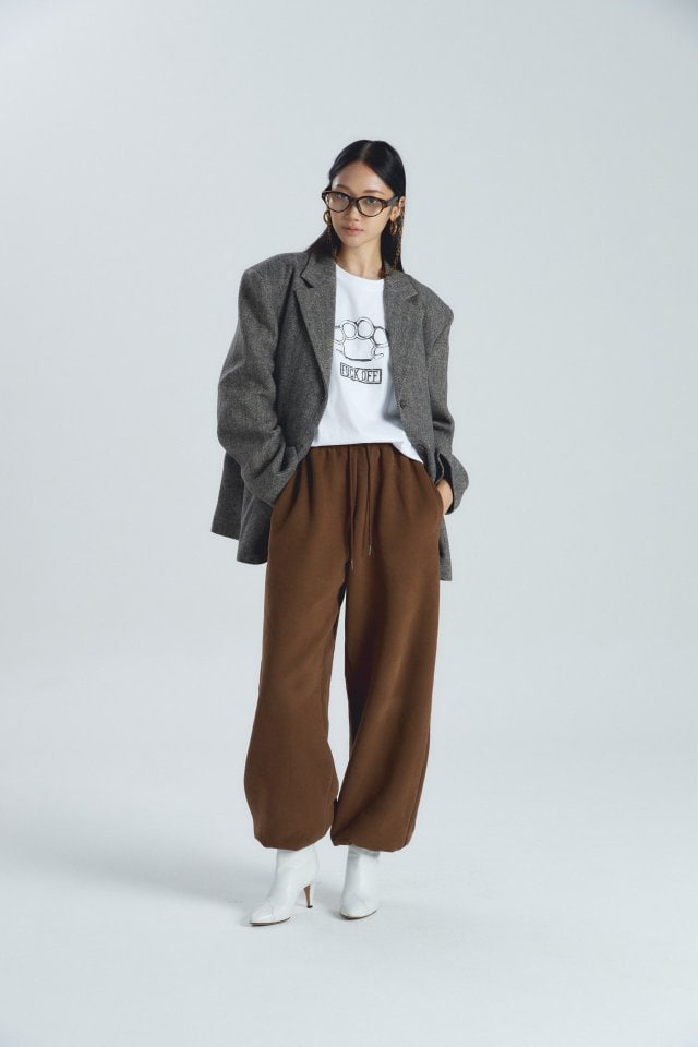 Neroli36 - Korean Women Fashion - #womensfashion - Heavy Box Graphic Tee - 11