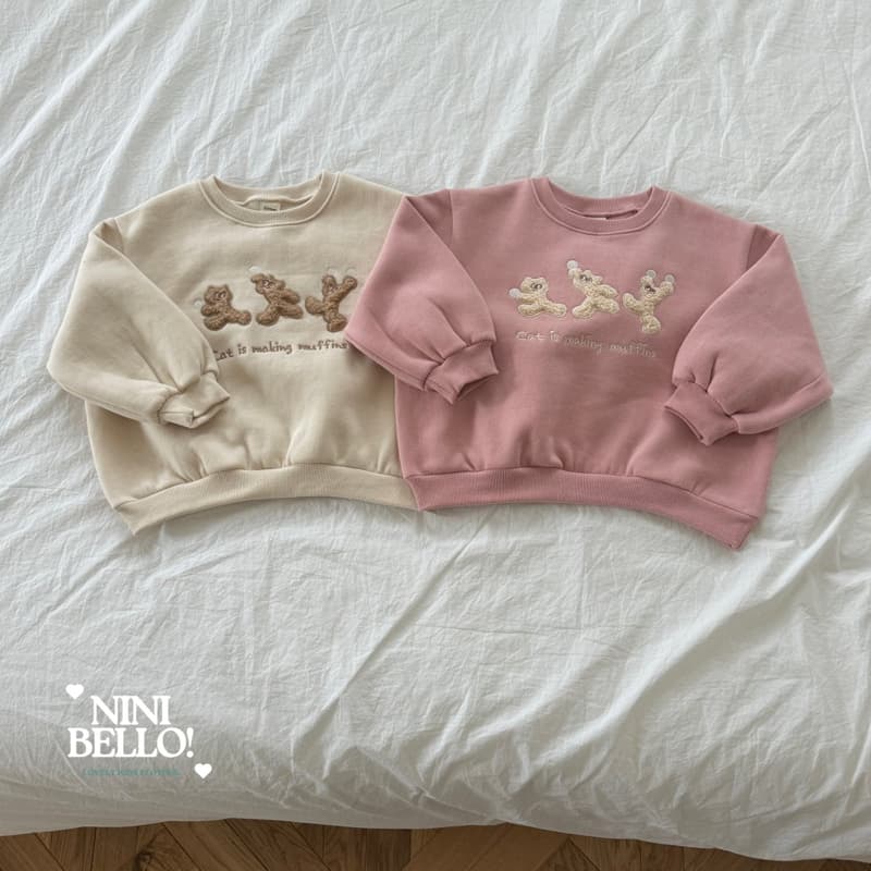Ninibello - Korean Baby Fashion - #babygirlfashion - Cat Friends Sweatshirt - 3