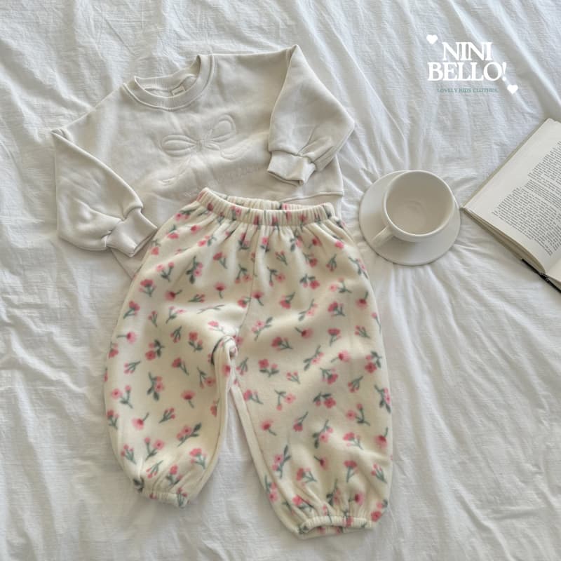 Ninibello - Korean Baby Fashion - #babyoutfit - New Ribbon Crop Sweatshirt - 10