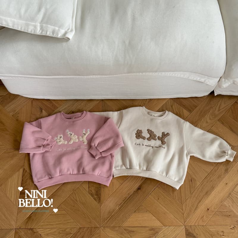 Ninibello - Korean Baby Fashion - #babyoutfit - Cat Friends Sweatshirt - 8