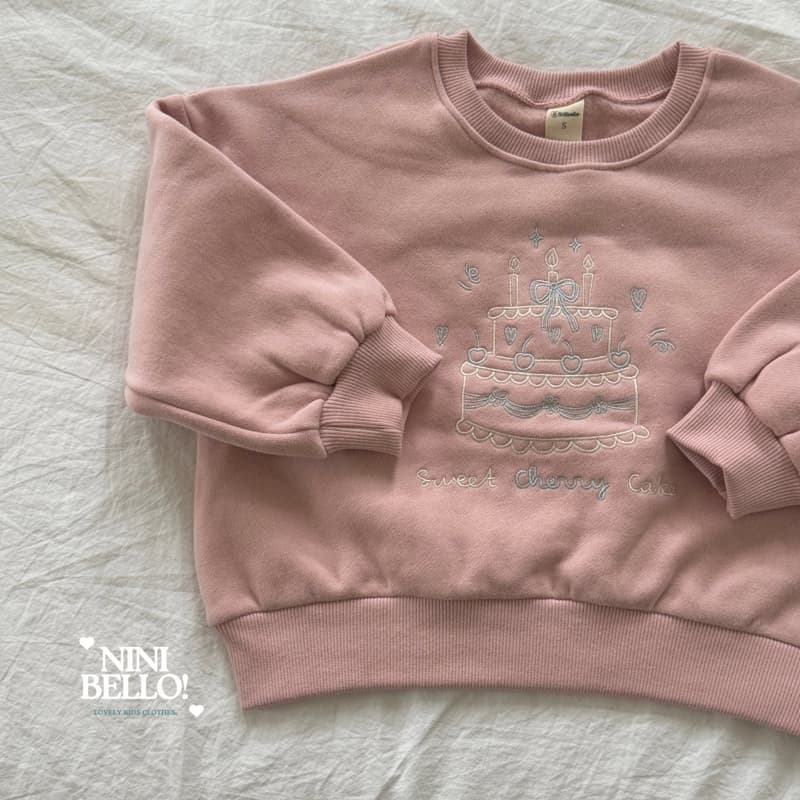 Ninibello - Korean Baby Fashion - #babyootd - Cherry Cake Sweatshirt - 4