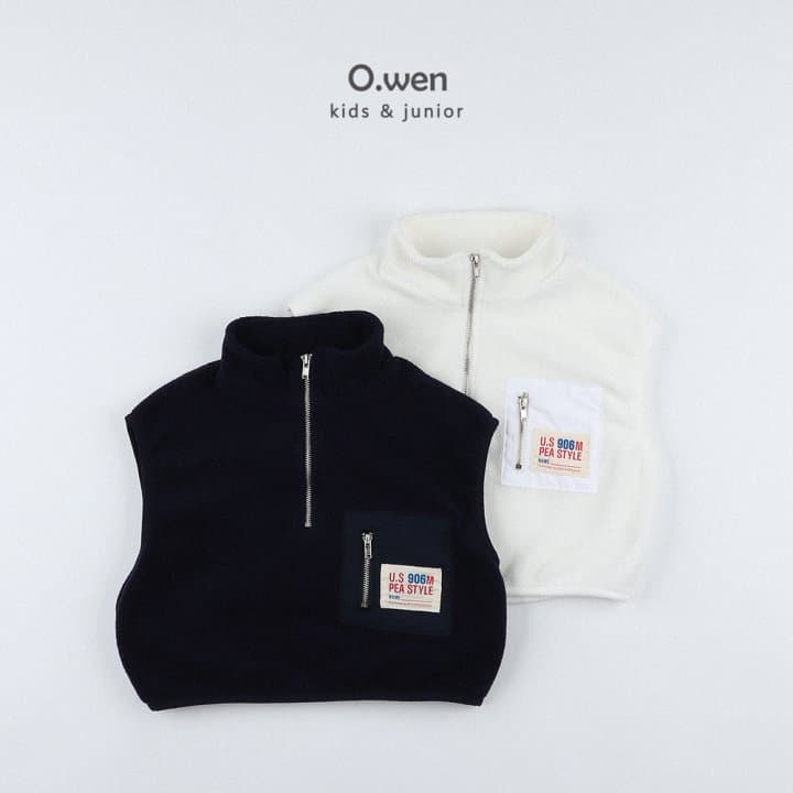 O Wen - Korean Children Fashion - #magicofchildhood - Dumble Fleece Anorak Vest - 8