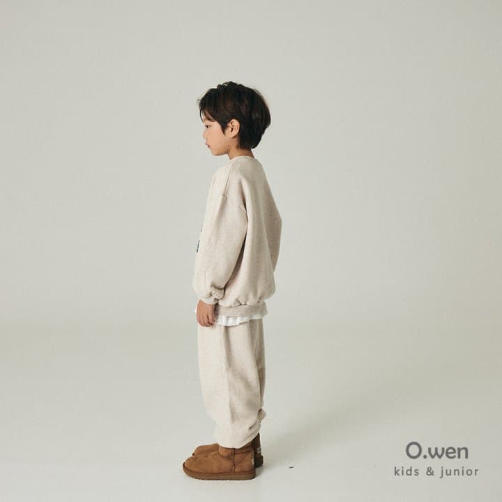 O Wen - Korean Children Fashion - #toddlerclothing - Corel Brushed Sweatshirt - 3