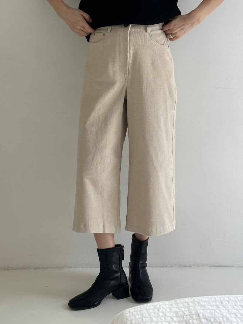 Ohao - Korean Women Fashion - #thelittlethings - Corduroy Pants - 3