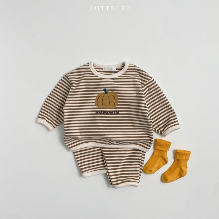 Oott Bebe - Korean Children Fashion - #childrensboutique - Veggie Top Bottom Set - 3
