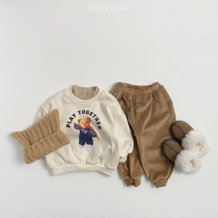 Oott Bebe - Korean Children Fashion - #stylishchildhood - Play Together Sweatshirts - 6