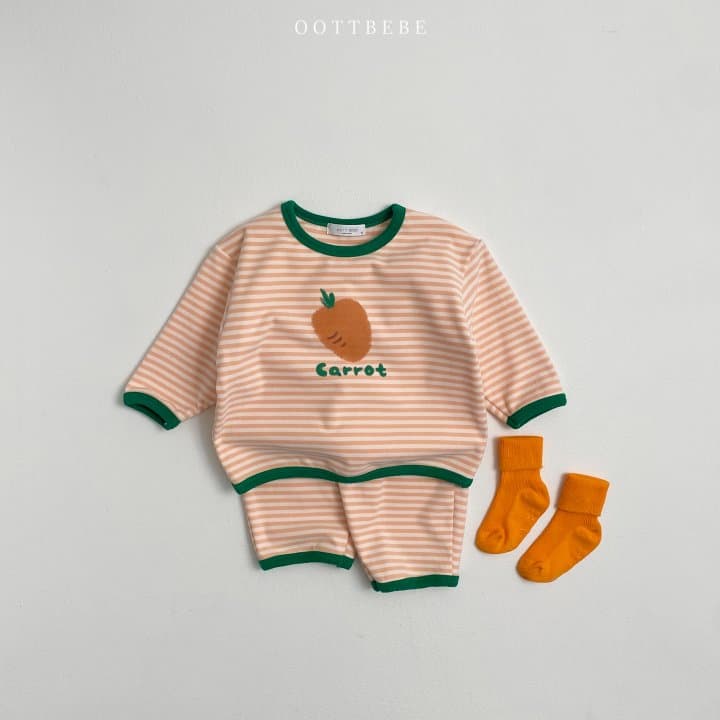 Oott Bebe - Korean Children Fashion - #stylishchildhood - Veggie Top Bottom Set