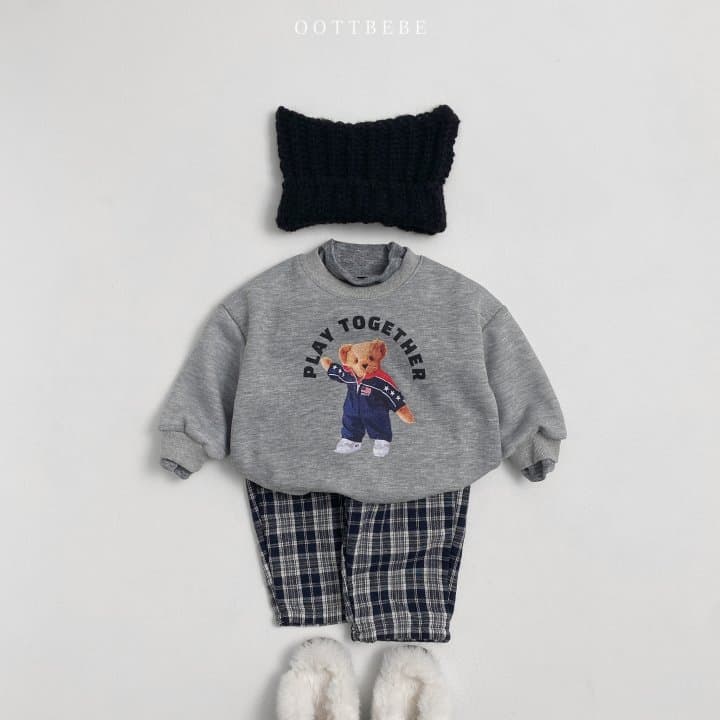 Oott Bebe - Korean Children Fashion - #prettylittlegirls - Play Together Sweatshirts - 4