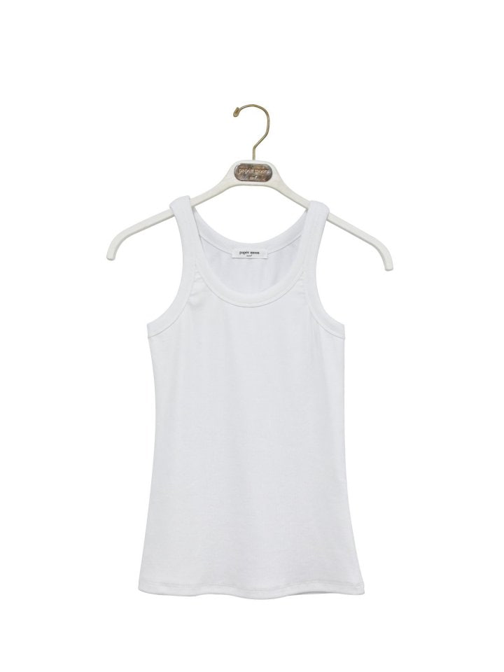 Paper Moon - Korean Women Fashion - #thelittlethings - ​Sleeveless Rib Jersey Tank Top - 3