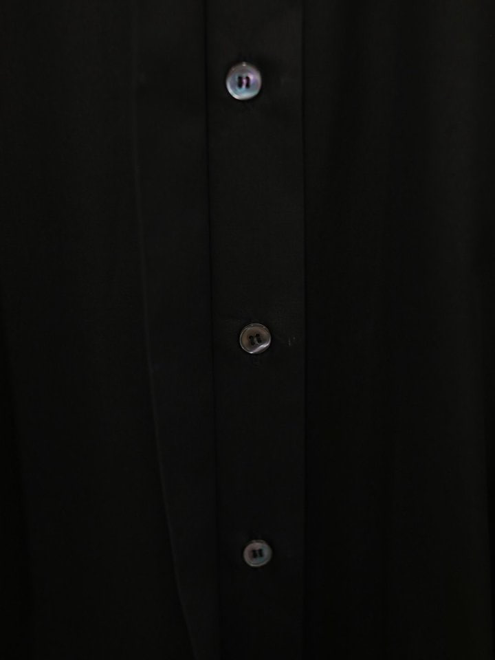 Paper Moon - Korean Women Fashion - #womensfashion - Padded Shoulder Button Down Cotton Shirt - 11