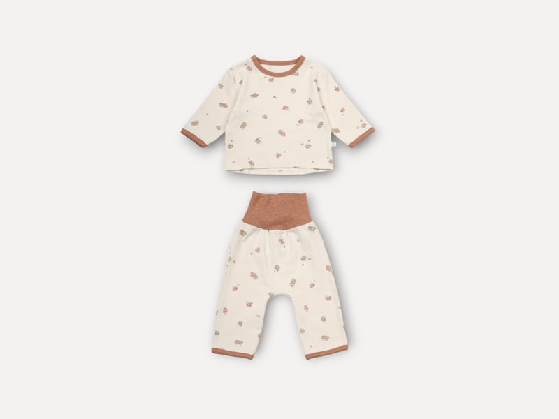 Peekaboo - Korean Baby Fashion - #babyclothing - Pumpkin Baby Set - 8