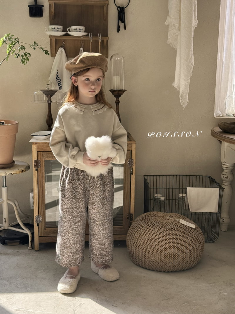 Poisson - Korean Children Fashion - #discoveringself - Frill Collar Sweatshirt