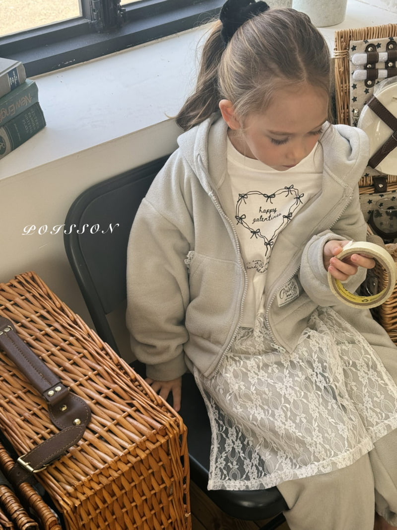 Poisson - Korean Children Fashion - #kidzfashiontrend - Lisa Lace Tee - 6