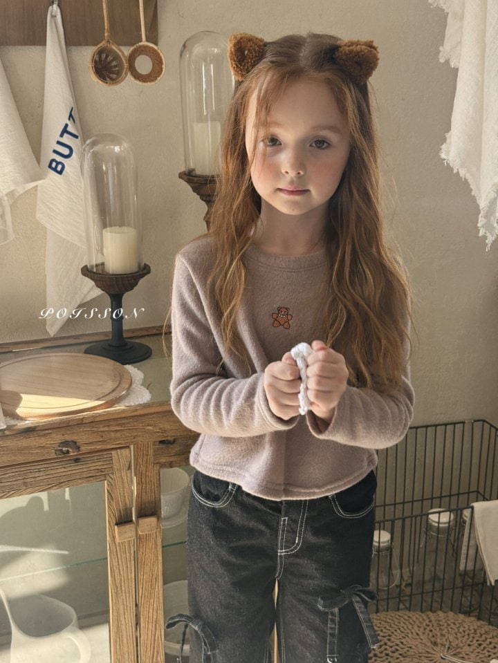 Poisson - Korean Children Fashion - #prettylittlegirls - Teddy Tee - 6