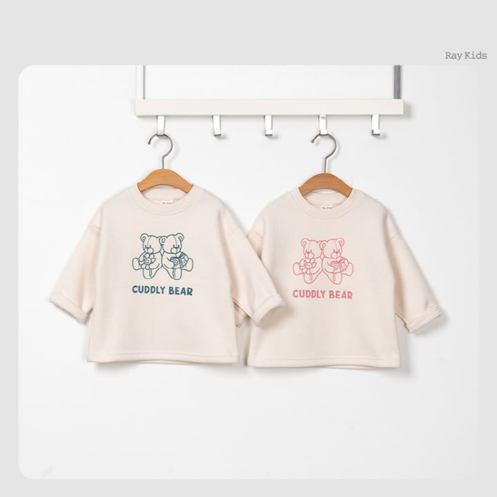 Raykids - Korean Children Fashion - #childrensboutique - Twins Brushed Tee - 6