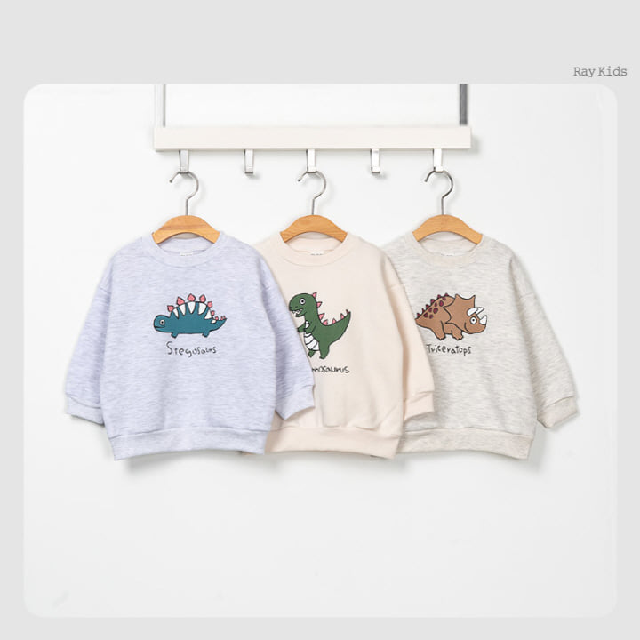 Raykids - Korean Children Fashion - #kidsstore - Dino Pang Pang Top Bottom Set - 2