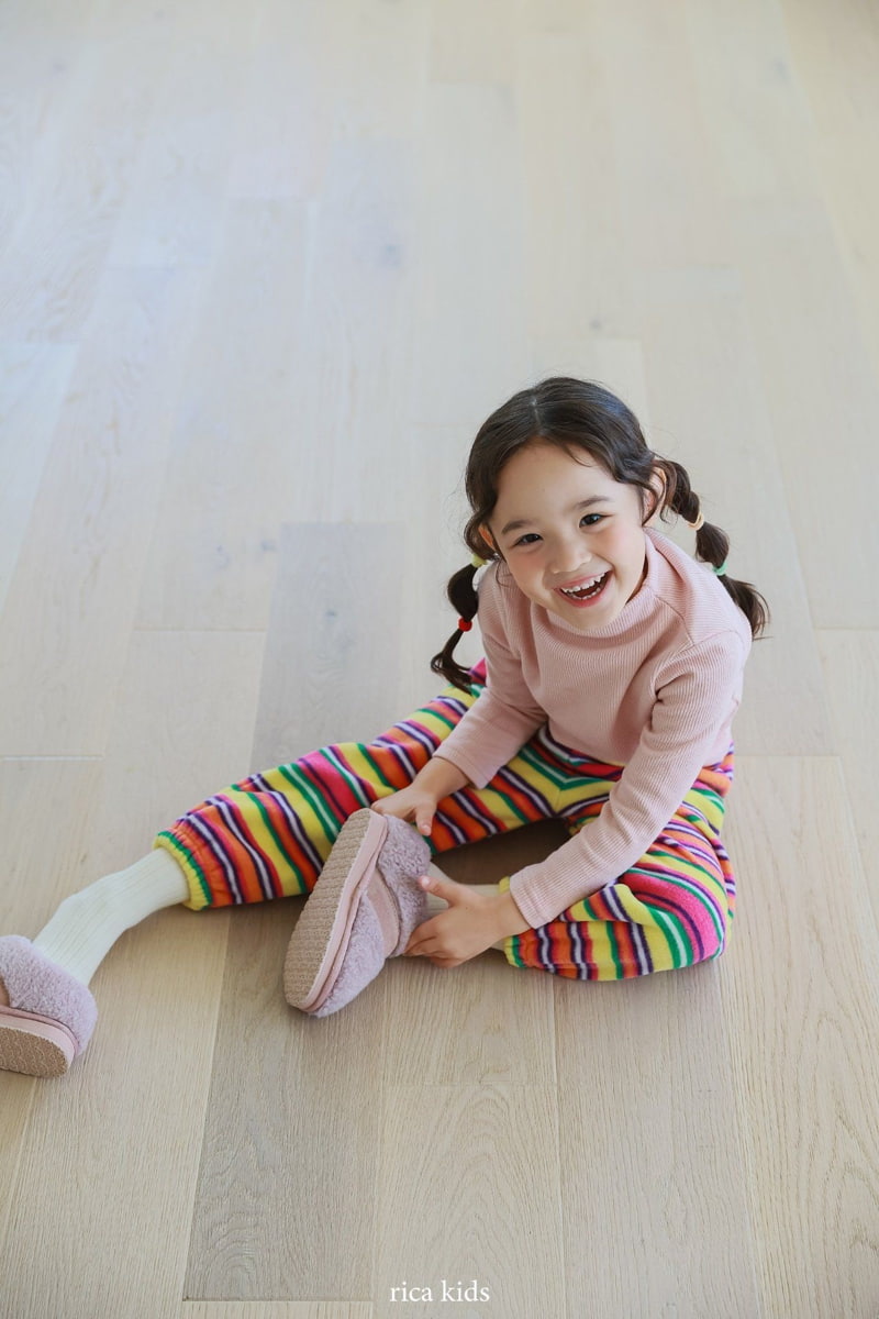 Rica - Korean Children Fashion - #littlefashionista - Rainbow Pants - 12