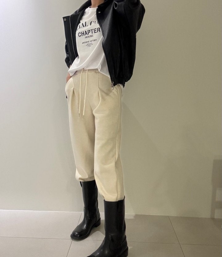 Ripple - Korean Women Fashion - #momslook - Mellow Fleeced Pants - 4