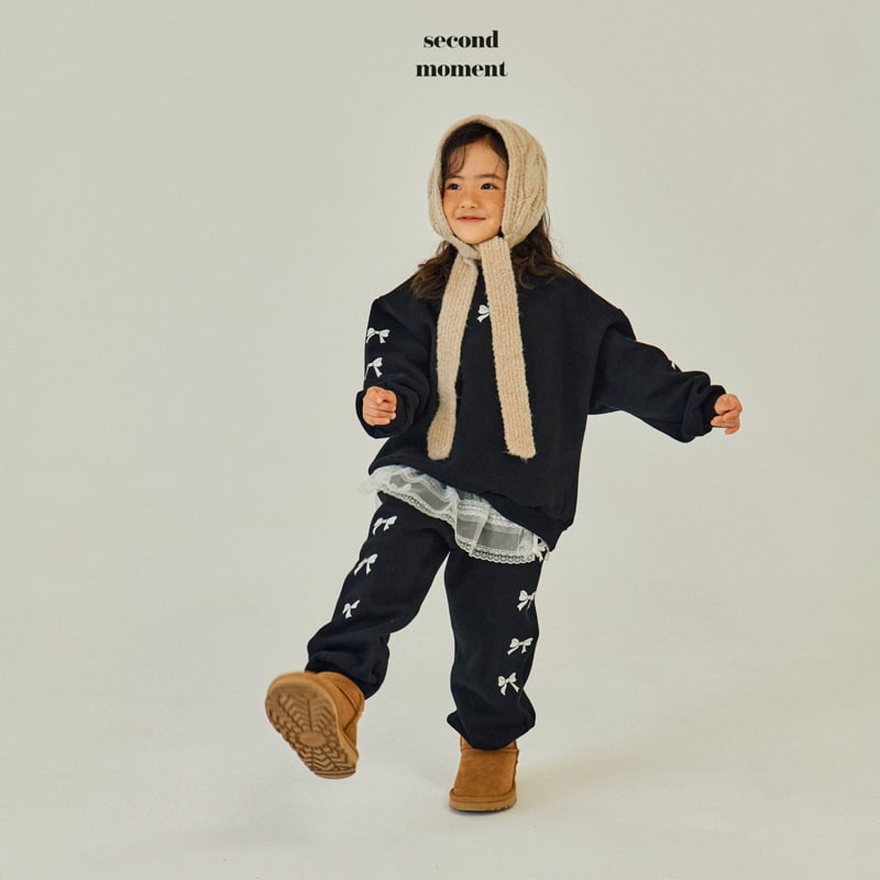 Second Moment - Korean Children Fashion - #discoveringself - Ribbon Sweatshirt - 11
