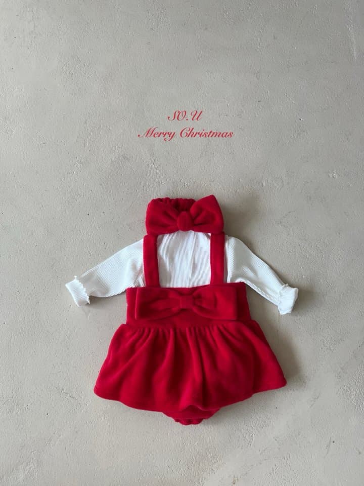 So U - Korean Baby Fashion - #babyoutfit - Ribbed Flattering Tee - 2