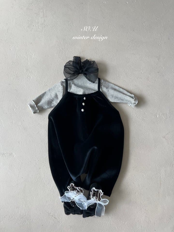 So U - Korean Baby Fashion - #smilingbaby - 3 Button Strap Suit - 6