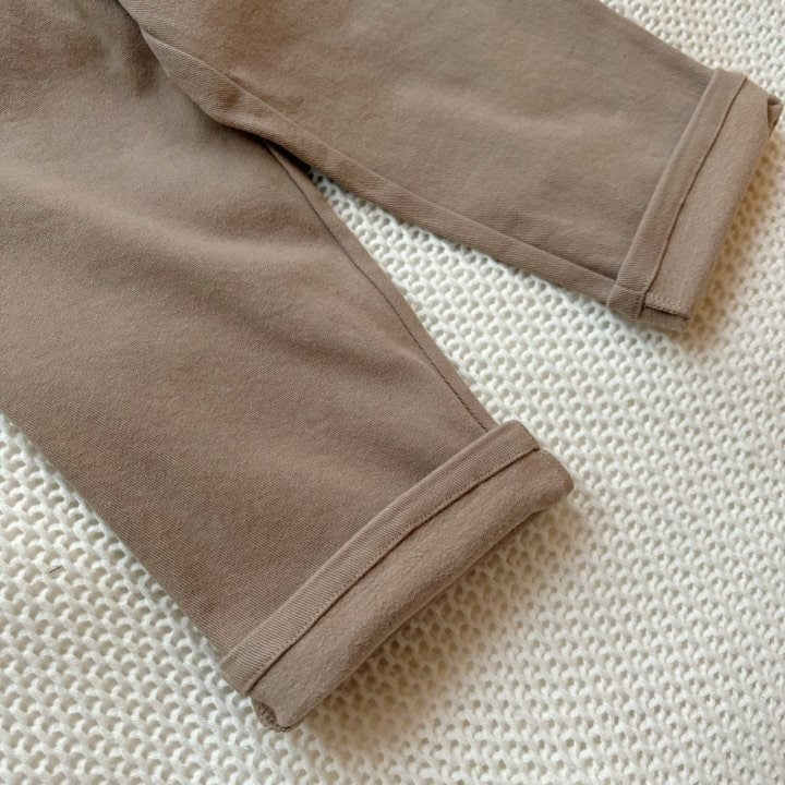 T.j - Korean Children Fashion - #magicofchildhood - Fleece Cotton Pants - 9