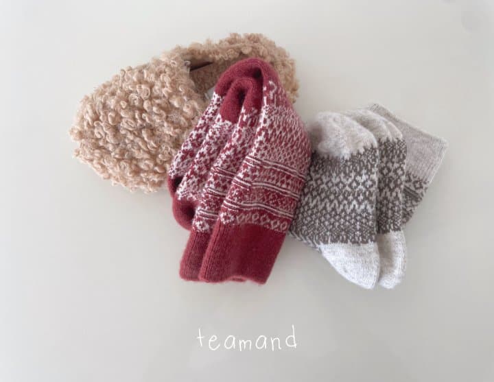 Teamand - Korean Children Fashion - #kidsshorts - Skein Set - 7