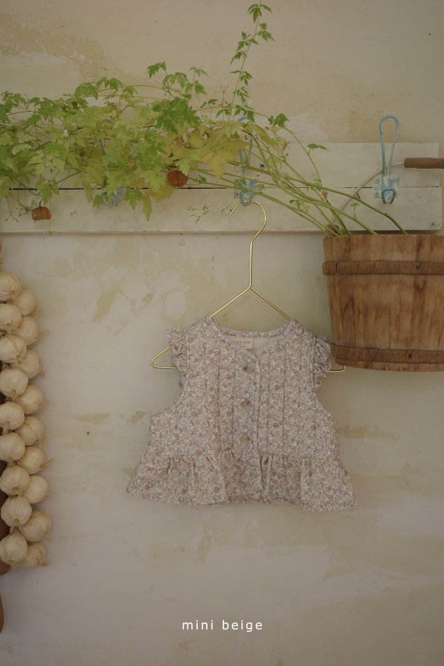 The Beige - Korean Baby Fashion - #babyoutfit - Quilting Vest - 3