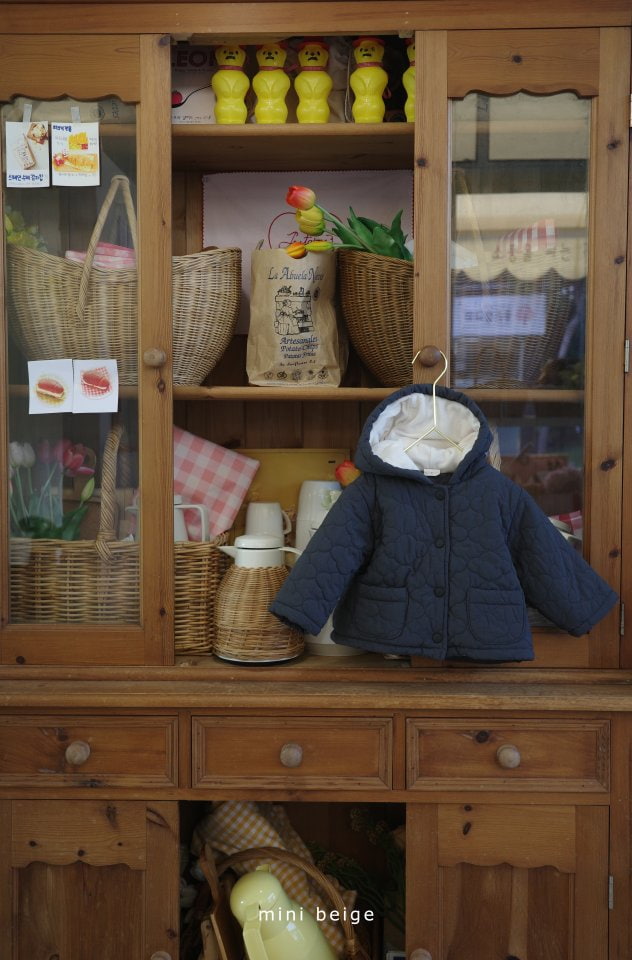 The Beige - Korean Baby Fashion - #babyoutfit - Bonding Hood Jumper - 3